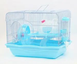 Hamster Cage Medium Small Cat Head Double-layer Cage Hamster Pet Cage