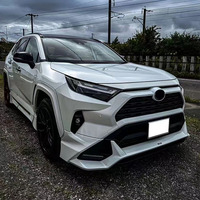Kits de pare-chocs avant et arrière de qualité supérieure avec calandre - Conversion de style TRD pour Toyota RAV4 (2020-2023)