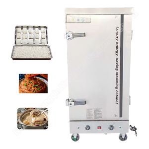 Stainless Steel Electric Food Cooker Steamer Rice Steamer Commercial Rectangular Food Steamer - Product Image 4