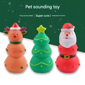 Vente en gros d'articles pour animaux de compagnie Jouet écologique pour chiots Accessoires pour chiens Jouet de Noël en <span class=keywords><strong>latex</strong></span> pour animaux de compagnie jouant à l'intérieur - Product Image 2