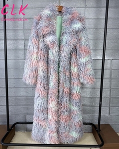<span class=keywords><strong>Cappotto</strong></span> in Ecopelliccia <span class=keywords><strong>di</strong></span> Alta Qualità, Lungo con Fodera in Seta, <span class=keywords><strong>Cappotto</strong></span> Ecologico in Pelle <span class=keywords><strong>di</strong></span> Pecora Mongola, Caldo per l'Inverno - Product Image 6