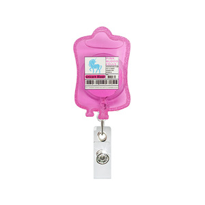 Bolsa Transparente para Medicamentos Líquidos, Clip Retráctil para Tarjetas de Identificación, Diseño Personalizado, Colores Variados, Regalo - Product Image 2