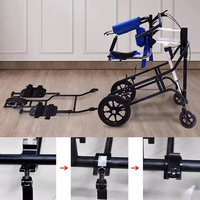 Déambulateur de rééducation anti-chute réglable en hauteur pour personnes âgées, aide à la marche et à la rééducation pour personnes handicapées