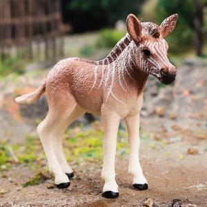 Yxs ragazzi e ragazze di educazione precoce simulazione di animali selvatici classe asino zebra modello allevamento di bestiame paesaggio torta decorazione - Product Image 2