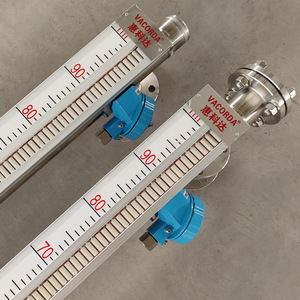 Jauge de niveau magnétique à clapet de type bypass avec alarme, précision 0,5 FS, sortie 4-20 mA/HART, certifiée SIL - Product Image 2