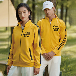 Monos deportivos al aire libre personalizados de alta calidad 2024, <span class=keywords><strong>abrigo</strong></span>, ropa, bolsillos con cremallera, ropa de grupo, chaquetas Unisex para hombres y mujeres - Product Image 4