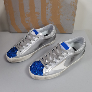 Meilleures baskets mode en cuir, plates, rétro, à lacets, de marque, unisexes, vulcanisées, style <span class=keywords><strong>superstar</strong></span>, célèbres, effet vieilli - Product Image 3
