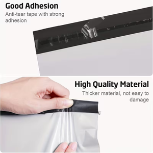 Sobres de Envío Blancos de 12x15.5 Pulgadas, 3 Mil PE, con Autoadhesivo, Impermeables, Resistentes a Desgarros, Bolsas Postales Impresas en Offset - Product Image 1