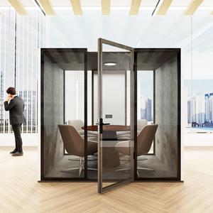 Cabine acoustique en acier insonorisée portable pour bureau, cabine téléphonique, cabine d'enregistrement pour l'apprentissage - Product Image 4