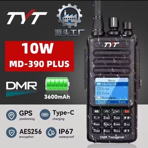 Radio Bidireccional Digital/Analógica TYT DMR MD-UV390 PLUS, Walkie Talkie Resistente al Agua, Radio Portátil L1277 - Product Image 5