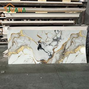 Panel de Pared de <span class=keywords><strong>PVC</strong></span> de Mármol de 3 mm 100 % Ecológico, Material Impermeable con Protección UV para Decoración de Interiores - Product Image 1