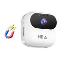 Mini caméra de sécurité magnétique 1080P, caméra portable 2.4G WIFI pour connexion sans fil au téléphone et enregistrement de sports de plein air, d'animaux de compagnie