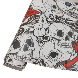 Stickerbomb Phim Hoạt Hình Xe Bọc Vinyl <span class=keywords><strong>Skull</strong></span> Đồ Họa Đại Bàng Cho Xe Tải, Xe Máy, Xe Đạp Gói - Product Image 6