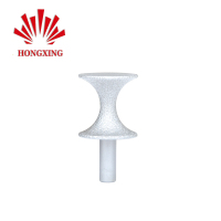 Fraise diamantée brasée sous vide à lame ronde pour le fraisage et le meulage, outils pour la sculpture du marbre et de la pierre, OEM