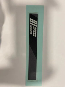 Custom Brand Name Printed Polyester Garment Labels Self-Adhesive Woven End Fold Labels with <b>Sticker</b> - Product Image 4