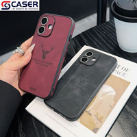 Coque de téléphone de style affaires antichoc en cuir PU de haute qualité pour iPhone 17 16 15 14