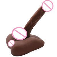 Dildo de Silicona Líquida Suave para Hombre, Dispositivo de Masturbación Gay, Vibrador Anal, Resistente al Agua, Suministros para Adultos