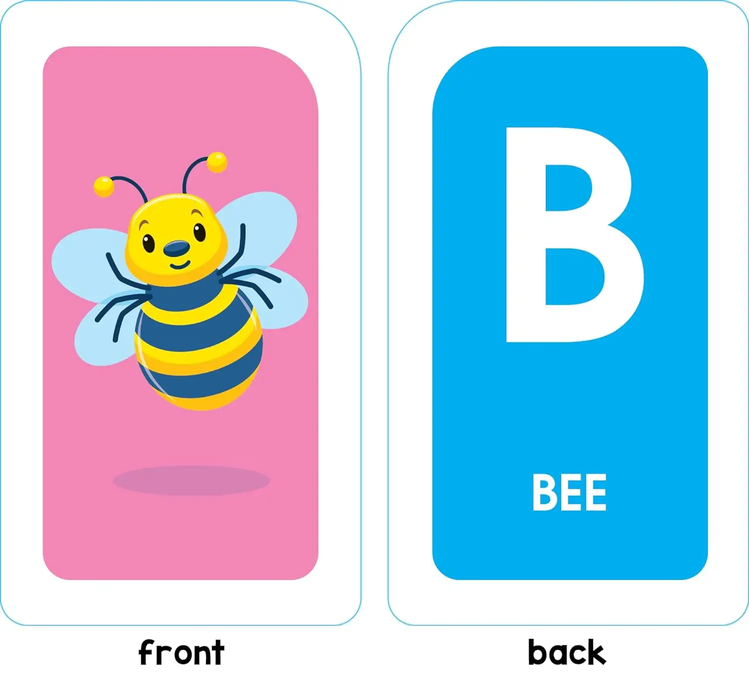 Tarjetas flash para niños Embalaje personalizado e impresión Tarjeta educativa para niños con caja Flash Animales y palabras Tarjeta de memoria