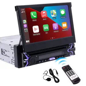 Android 11 1 din araba radyo evrensel 7 inç dokunmatik ekran araba stereo MP5 araç DVD oynatıcı oynatıcı GPS navigasyon