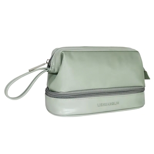 Neceser de Viaje de Piel Sintética PU de Gran Capacidad, Estilo Vintage de Lujo, Ecológico, Color Verde Senrong, con Cierre de Cremallera - Product Image 5