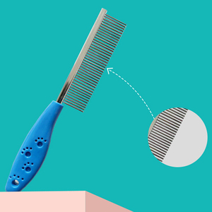 Spazzola toelettatura per animali domestici in acciaio inossidabile per pettine delle pulci e pelliccia di gatto strumento di pulizia - Product Image 3