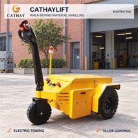 Chariot électrique compact à batterie pour le transport de matériaux en atelier