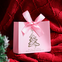 Boîte cadeau multicolore de Noël haut de gamme en stock avec estampage à chaud pour la décoration de Noël et l'emballage de cadeaux