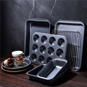 Macron Patisserie Poele A Viande 8X30 <span class=keywords><strong>Mini</strong></span> Moule Flan Moules Tartes Essayer Une Tarte Lingot D'Or Avec Couvercle Gateau De Lune - Product Image 3