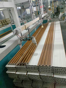 Panel de Pared Ranurado WPC Moderno, Impermeable, Ignífugo e Insonorizante, Fácil de Instalar, para Hogar, Sala de Estar, Cocina, Hotel, Escuela, Hospital - Product Image 6