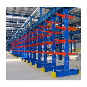 Warehouse Stacking Rack System Industrial Glass Racks Warehouse Storage Cantilever Racking