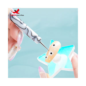 Pinceau à ongles double embout en poils de Kolinsky français, pour nail art, pointillage, dessin acrylique, strass et gel, à prix réduit pour achats groupés - Product Image 3