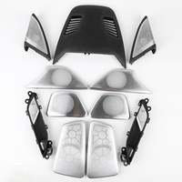 Nouvelle grille de protection de haut-parleur avec éclairage ambiant LED pour BMW Série 4, 5, 7, X3, X6, G02, G05, G06, G08, G22, G23, G26, G30, G38, G70