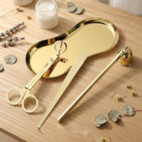 Weihnachtliches DIY-Duftkerzen-Set (klein) – Dreiteiliges Set im japanisch-koreanischen Stil mit augenförmigen/ovalen Schalen, inklusive Kerze