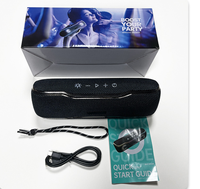Enceinte audio portable sans fil RGB vibrante 25W, étanche IPX7, basses profondes, synchronisation double, 24h d'autonomie pour cinéma maison, ordinateur, scène