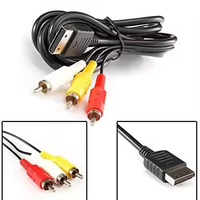 Cable de Audio y Video AV de 1.8m (6 pies) para Dreamcast, Cable Adaptador con Conector Estéreo para Sega Dreamcast