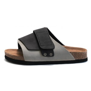 Ciabatte in <span class=keywords><strong>Sughero</strong></span> da Uomo Autunno-Estate, <span class=keywords><strong>Sandali</strong></span> Slip-On alla Moda in PU <span class=keywords><strong>con</strong></span> Dettagli in Pelle di Pino per Spiaggia, Studenti e Attività all'Aperto - Product Image 4