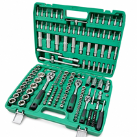 Juego de Herramientas de Reparación Manual Práctico con Llave de Trinquete y 172 Piezas para Desmontaje de Automóviles, para Uso en Talleres