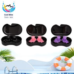 Tapones para los Oídos de Silicona Personalizables, Espiral para Natación, Impermeables, para Baño, Buceo, Anti-Asfixia, Juego Profesional con Pinza Nasal - Product Image 2