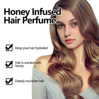Parfum capillaire au miel pour femmes, réparateur nourrissant, pour cheveux secs et crépus, huile essentielle lissante et hydratante