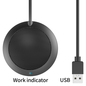 ไมโครโฟนตั้งโต๊ะแบบ USB สำหรับร้องคาราโอเกะ ไมค์ USB แบบมีสายขนาดเล็กสำหรับคอมพิวเตอร์และมือถือ ไมโครโฟนตั้งโต๊ะทันสมัยทำจากโลหะ - Product Image 6