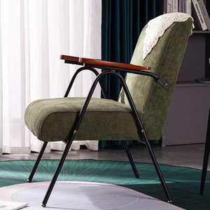 <span class=keywords><strong>โซฟา</strong></span>เดี่ยวสไตล์วินเทจใหม่เรียบง่ายสไตล์จีนผ้าบ้านเฟอร์นิเจอร์ห้องนั่งเล่นดีไซน์เนอร์เก้าอี้พักผ่อนเก้าอี้ระเบียง - Product Image 4