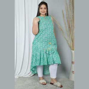 Vestido maxi informal para mujer, diseño con corte en C, sin mangas, cuello mandarín, cintura baja, transpirable y ecológico. - Product Image 1