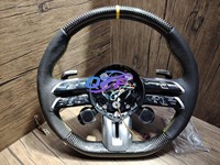 Volant en fibre de carbone LED semi-alcantara pour Mercedes-Benz ML W164 W166 W211 W212 C117 C118 W251 W176 W204 W205 C63s AMG