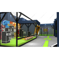 Centre de jeux de parc de trampoline incroyablement nouveau et flexible avec divertissement high-tech