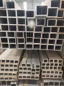 大きな寸法200MM 300MMアルミニウム長方形中空パイプ陽極酸化アルミニウムスクエアチューブ曲げ溶接切断用 - Product Image 3