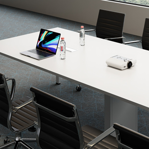 Bàn phòng họp bàn văn phòng thương mại Bàn Gỗ Kim Loại chân nhiều người Bàn họp bàn văn phòng dài - Product Image 5