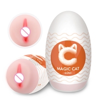 Best-seller - Mini gode de poche portable pour hommes - Gobelet masturbateur en silicone souple - Tunnel vaginal réaliste - Jouets sexuels pour adultes