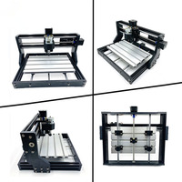 Mini machine de gravure laser CNC 3018 PRO 3 axes 5,5W, zone de gravure 300x180mm, vitesse 5000mm/min pour acier inoxydable, acrylique, bois