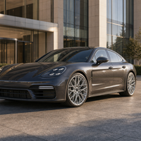 Jantes forgées sur mesure 21 22 pouces compatibles avec Panamera 971 5x112, concaves profondes, finition argent brossé