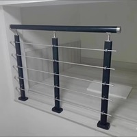 Rampe d'escalier en acier inoxydable amovible, design personnalisé de haute qualité